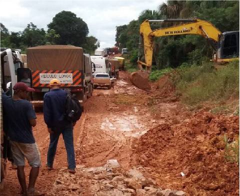 Lideranças de Mato Grosso criticam estado caótico da BR-163