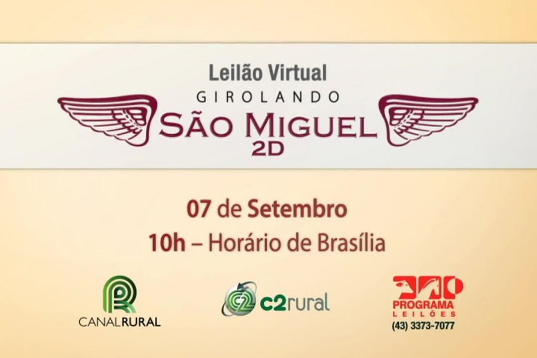 Leilão Virtual Programa do Leite Girolando São Miguel 2D