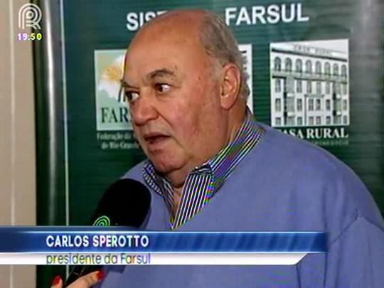 Carlos Sperotto, presidente da FARSUL, comenta tragédia com candidato do PSB