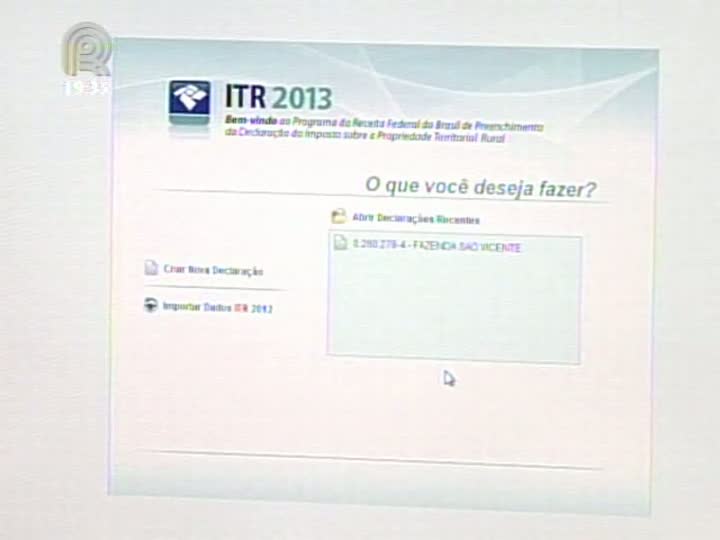 Programa do Imposto Territorial Rural está disponível para download