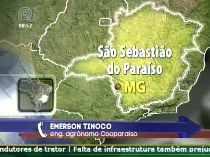 Emerson Tinoco aponta para crise do café, que já afeta economia de municípios mineiros