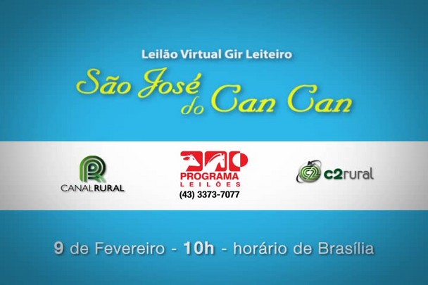 Leilão Virtual Programa do Leite São José do Can Can