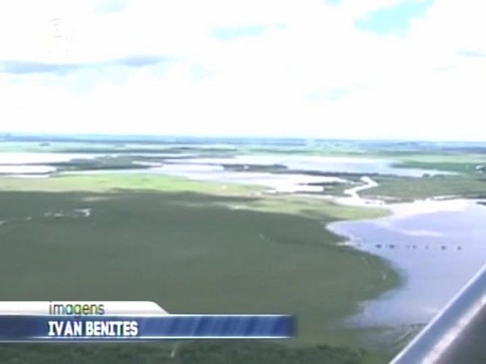 Excesso de chuva atrapalha plantio de arroz no oeste do Rio Grande do Sul