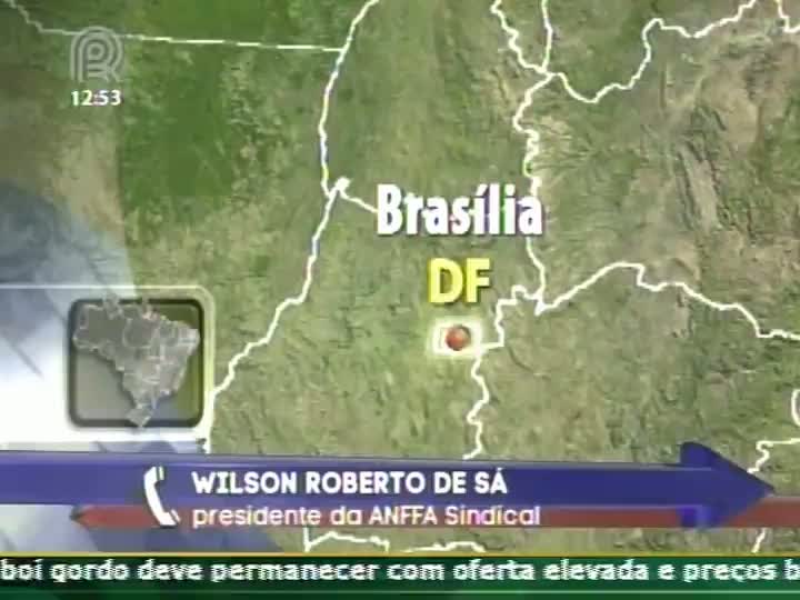 Fiscais agropecuários estão em greve