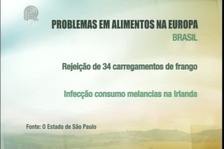 Europa registrou mais de cem casos de fraude ou doença em produtos agrícolas brasileiros em 2012