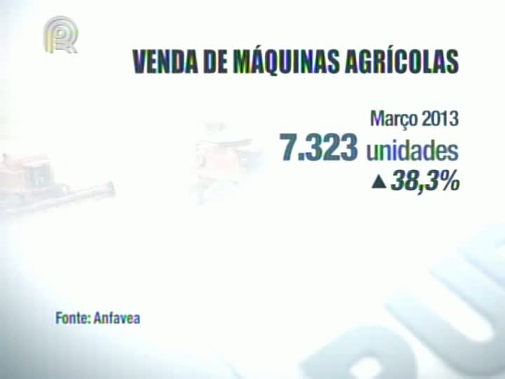 Venda de máquinas agrícolas sobe 38% em março, aponta Anfavea