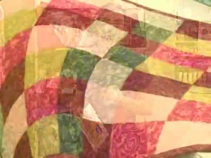Caminho de mesa em patchwork