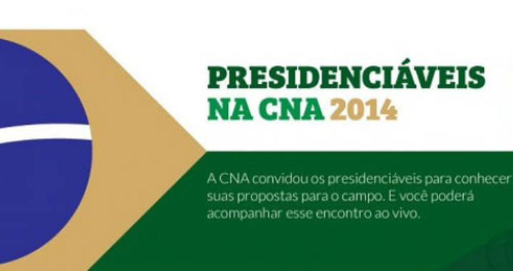 CNA reúne principais candidatos à presidência em debate sobre agronegócio