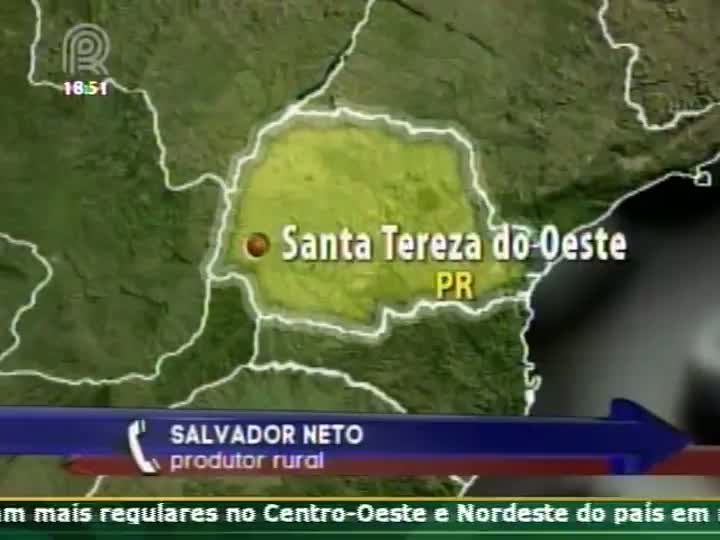 Produtor rural comenta sobre atrasos no plantio da soja por causa da chuva no Paraná