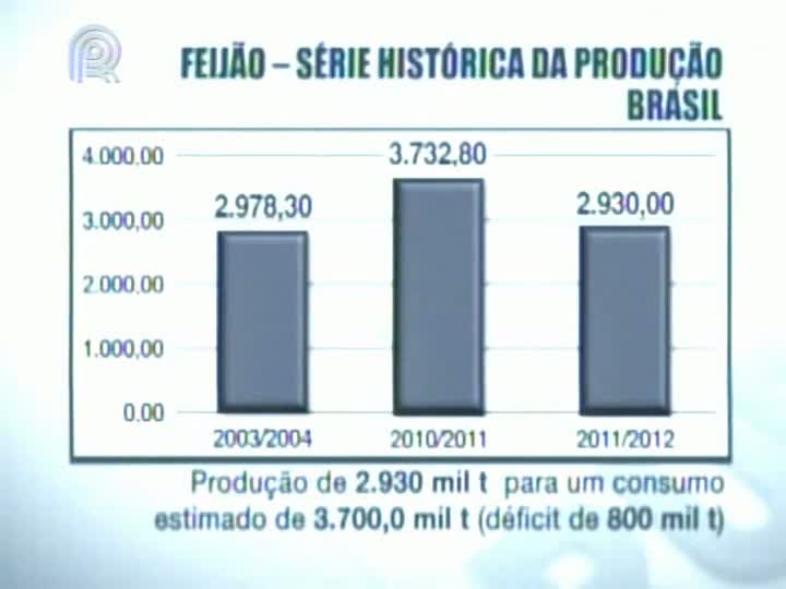 Área plantada de feijão tem redução no Interior de SP