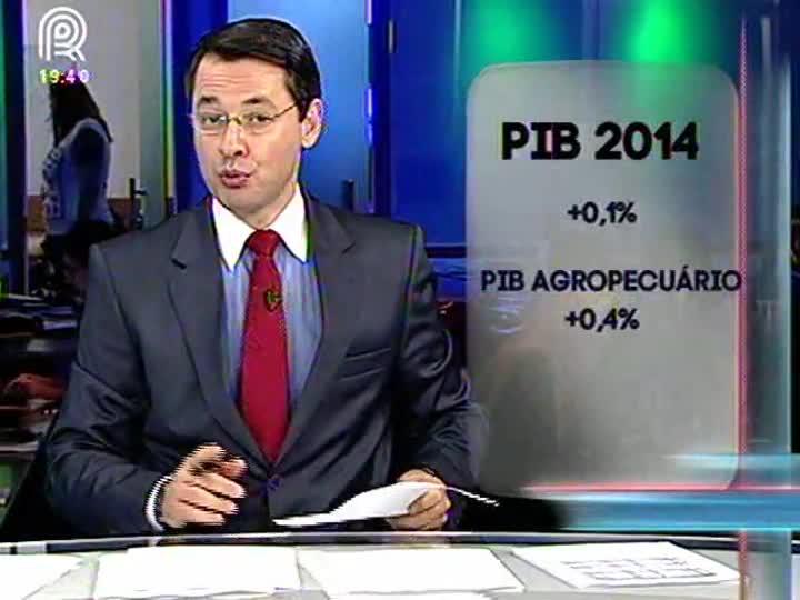 PIB agropecuário cresce 0,4% em 2014