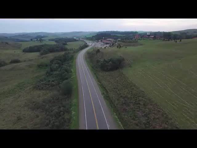 Na Estrada mostra imagens de drone no Rio Grande do Sul