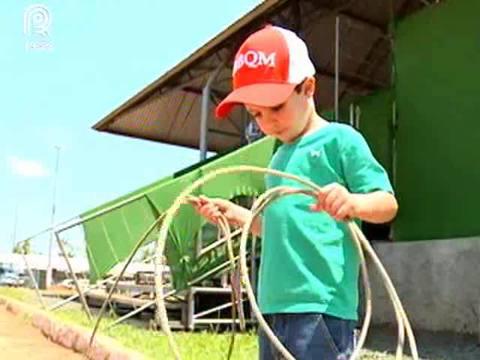 Crianças exibem talento em evento equestre