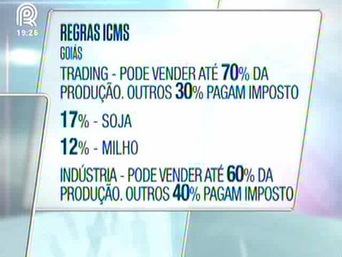 Soja: novas regras do ICMS travam comércio em Goiás