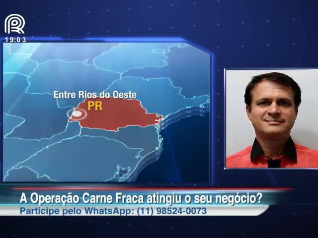 Carne Fraca traz prejuízo para suinocultor do PR