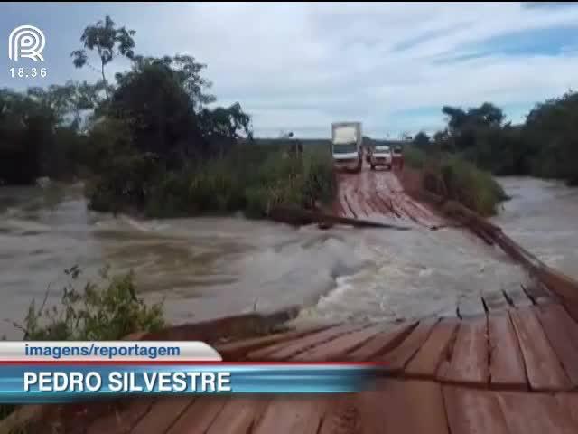 MT: queda de ponte e falta de asfalto revolta agro