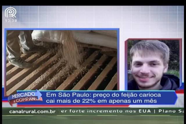 SP: preço do feijão-carioca caiu 22% em um mês