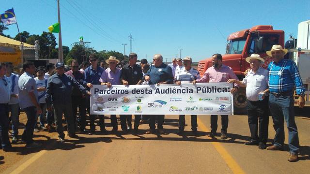 Audiência pública em Nova Ubiratã (MT) discute pavimentação da BR-242