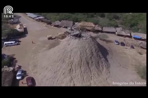 Conheça vulcão com lama revigorante na Colômbia