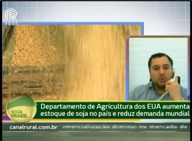 USDA prevê redução da demanda mundial de soja