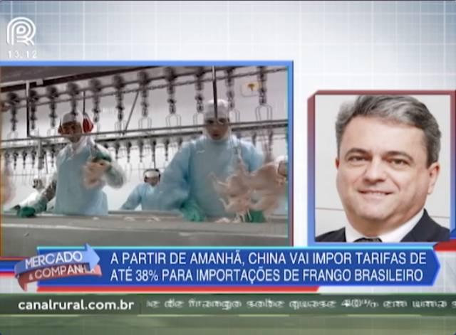 China impõe tarifa de até 38% sobre o frango do Brasil