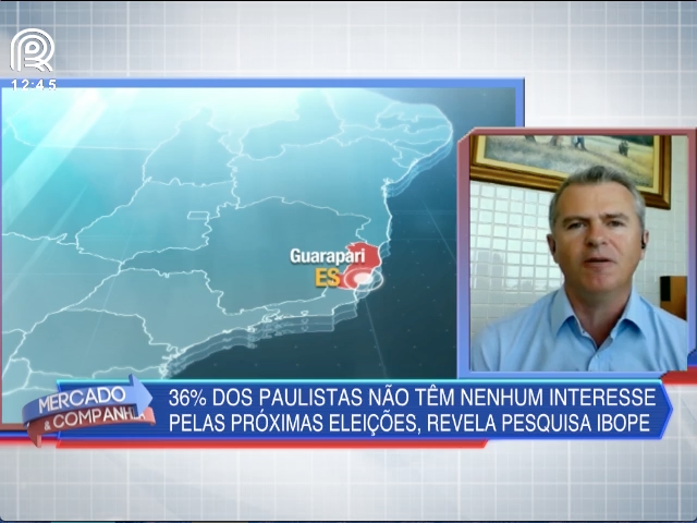 Ibope: cerca de 36% dos paulistanos não se interessam pelas eleições