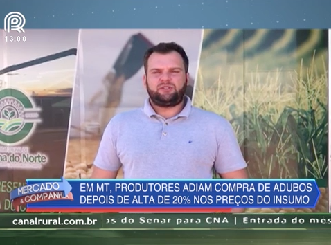 Mato Grosso: preço dos insumos aumenta 20% e produtores adiam compras