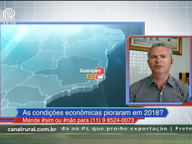 Condição econômica do Brasil em 2018 desagrada população, diz pesquisa