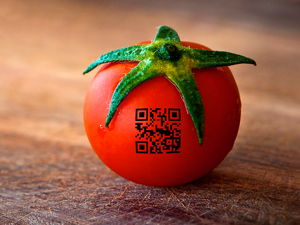 Rastreabilidade de hortaliças - Tomate com QrCode