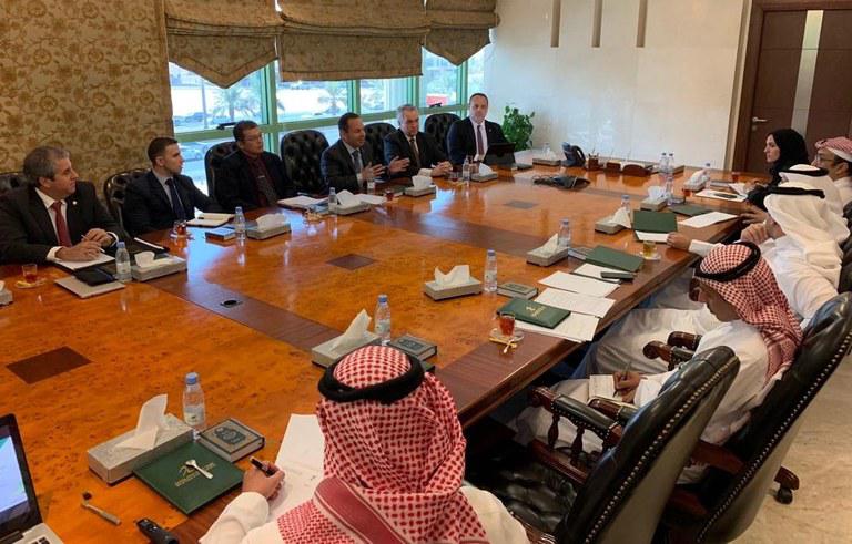 reunião Mapa Arábia Saudita