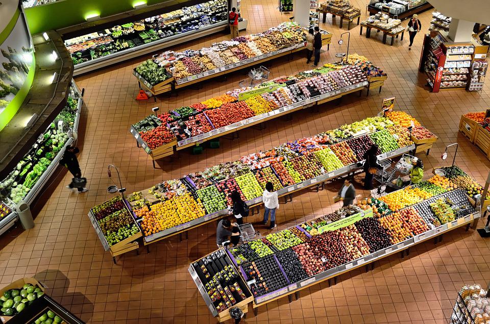 supermercado, vegetais, verduras, hortifrúti, varejo