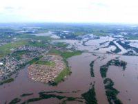 enchente em Alegrete, Rio Grande do Sul, emergência