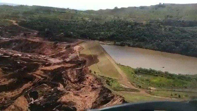 Rompimento da barragem de brumadinho, em Minas Gerais