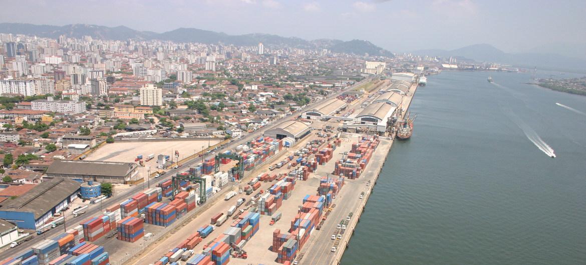Porto de Santos, exportação, importação