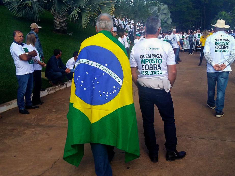 Produtores de Mato Grosso protestam contra o Fethab