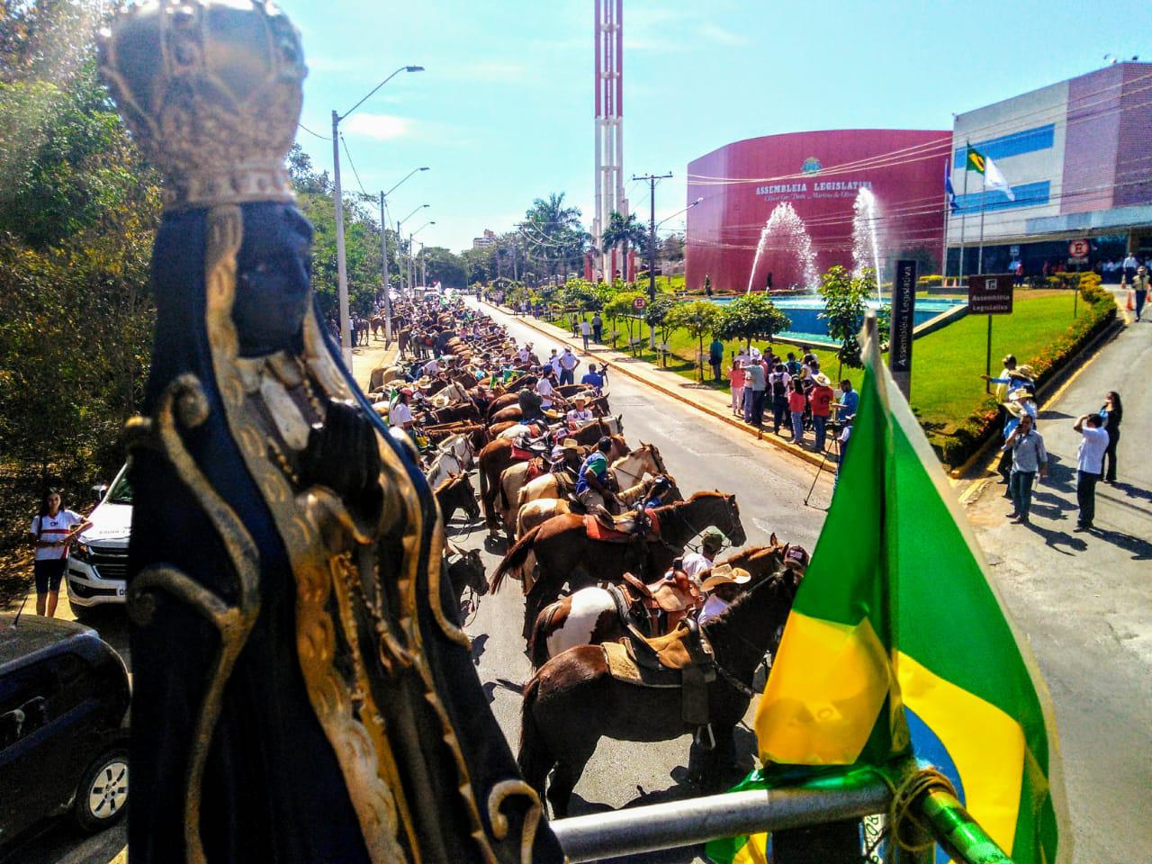 manifestação esportes equestres Cuiabá (MT)