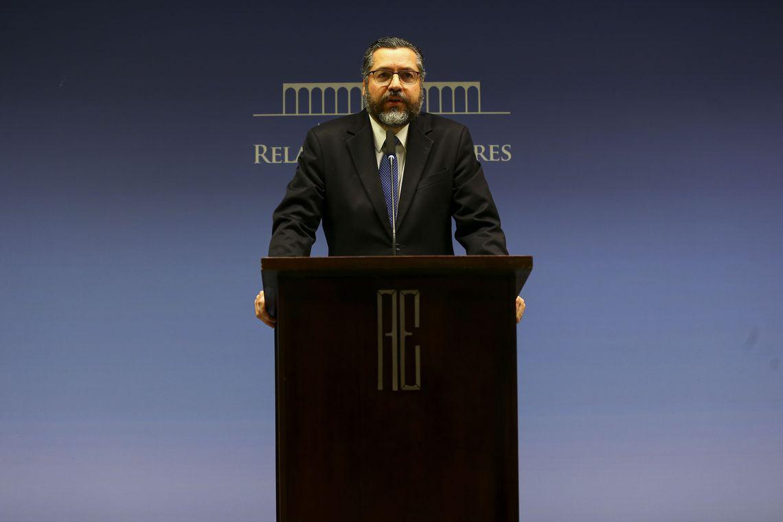 ministro das Relações Exteriores, Ernesto Araújo