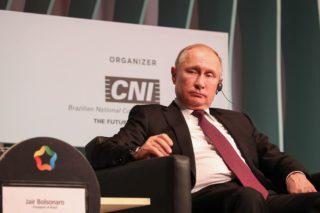Vladimir Putin em Brasília para o encontro do Brics