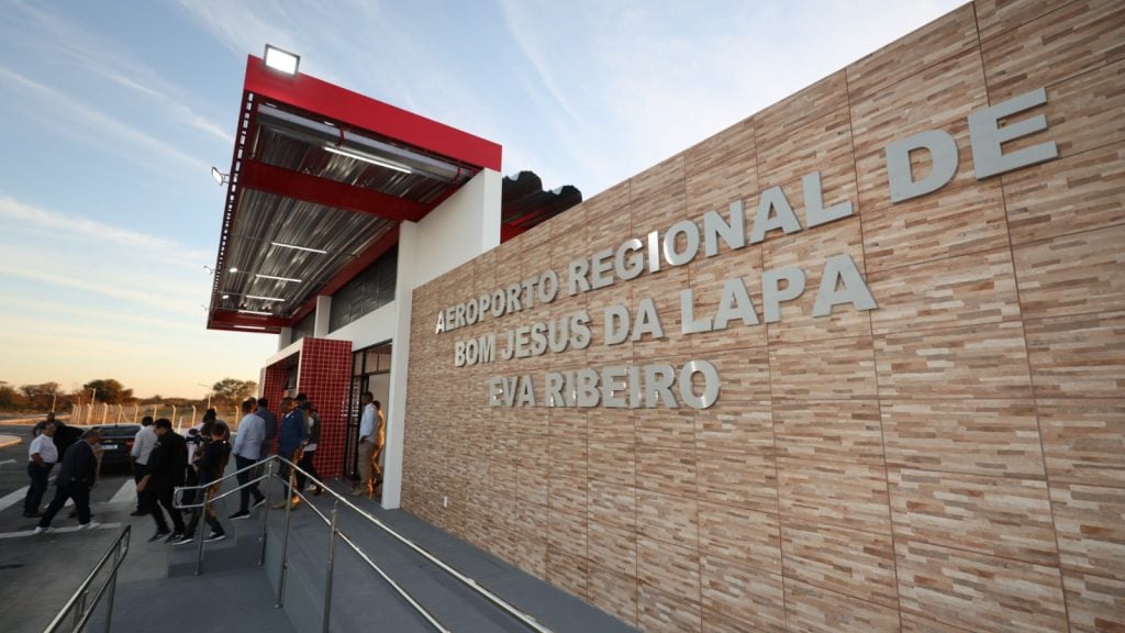Aeroporto Regional Eva Ribeiro em Bom Jesus da Lapa foi inaugurado pelo governador Jerônimo Rodrigues