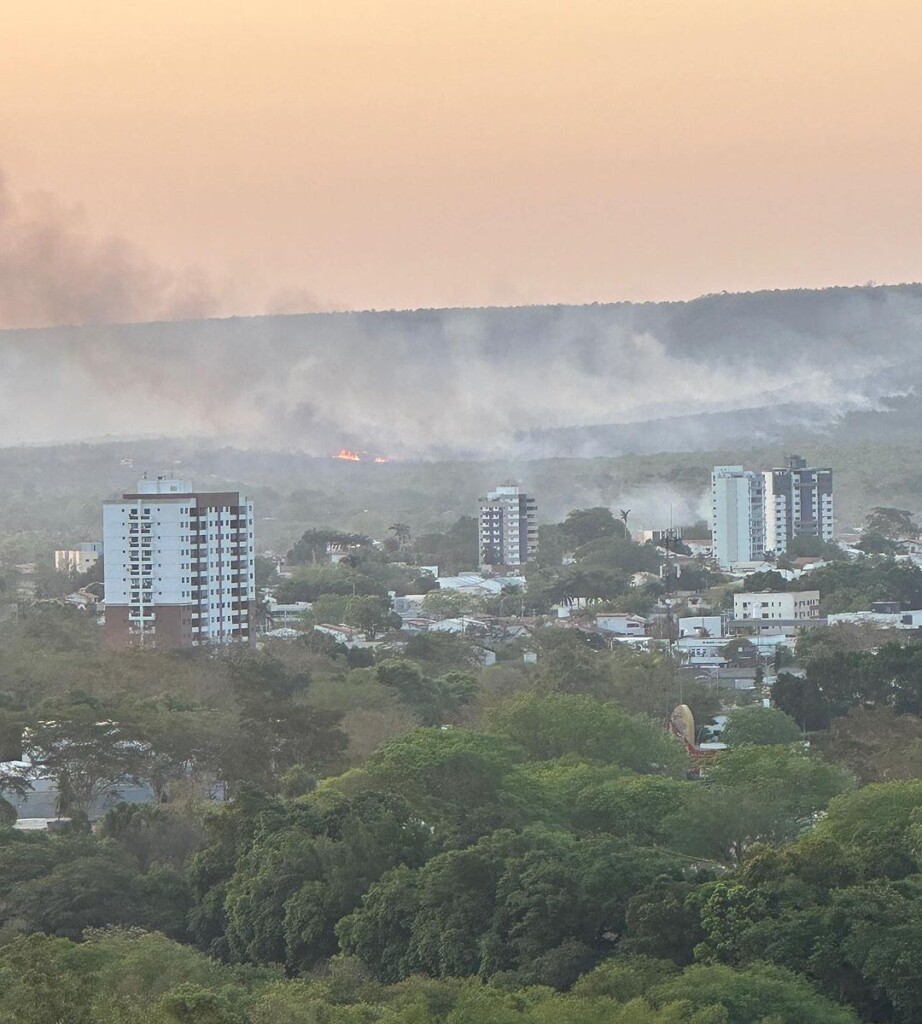 Queimada no cerrado na região de Barreiras deixa população em alerta. Onda de calor com altas temperaturas, baixa umidade e ventos fortes propagam fogo Queimada no cerrado na região de Barreiras deixa população em alerta. Onda de calor com altas temperaturas, baixa umidade e ventos fortes propagam fogo