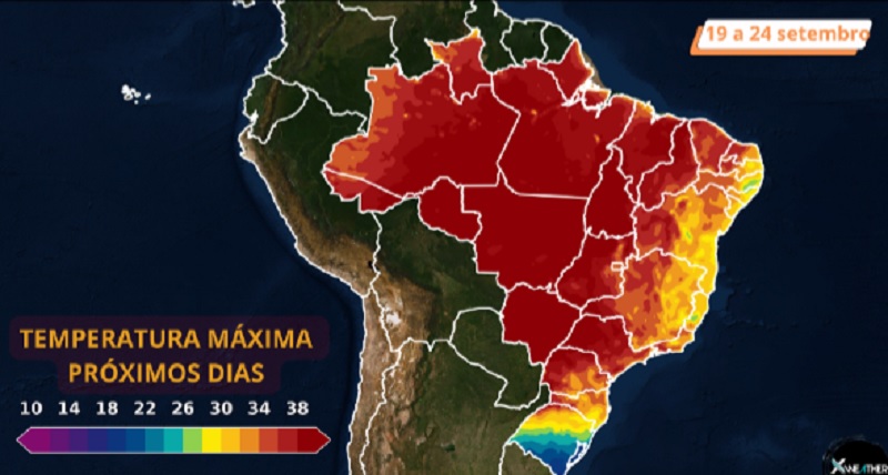 calor, brasil, temperatura, previsão
