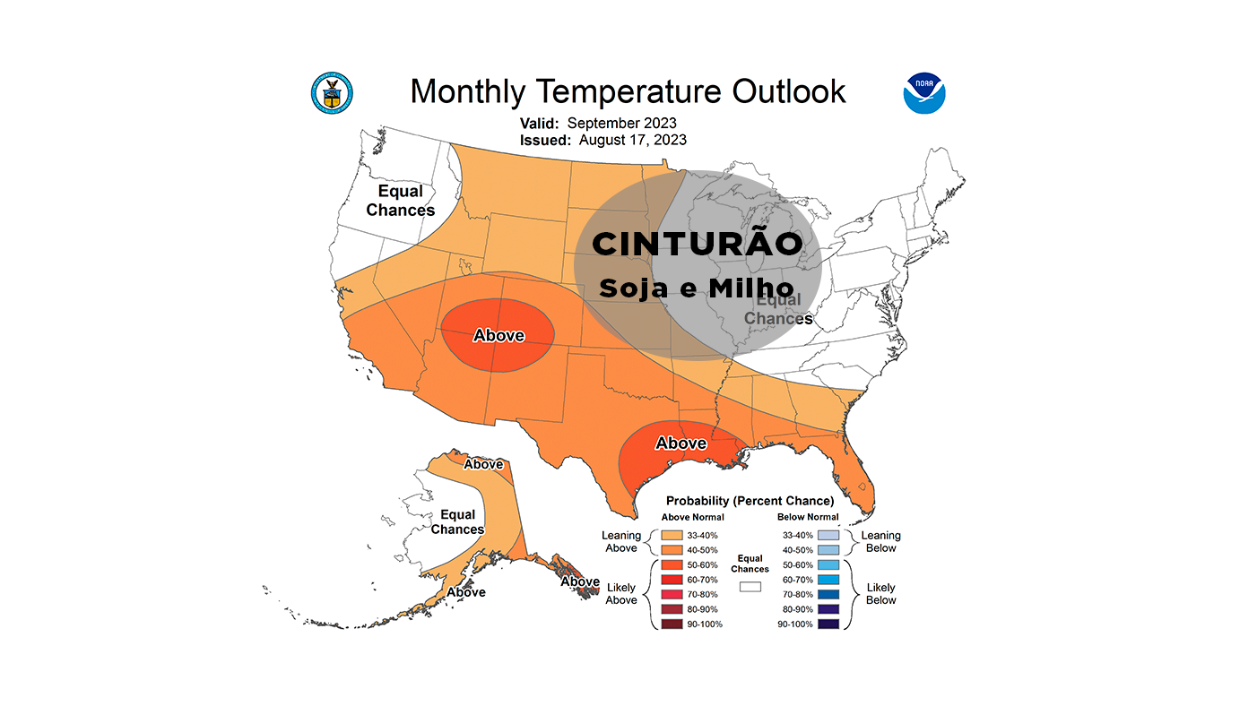 temperatura cinturão agrícola norte-americano