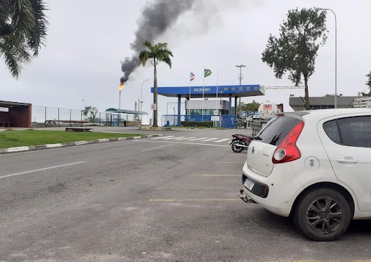 Acelen, empresa que administra a Refinaria de Mataripe, em São Francisco do Conde (BA), incidente, vazamento de gás tóxico hipocloreto de sódio