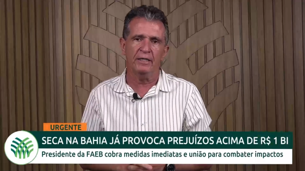 presidente Faeb, Humberto Miranda, fala sobre estiagem
