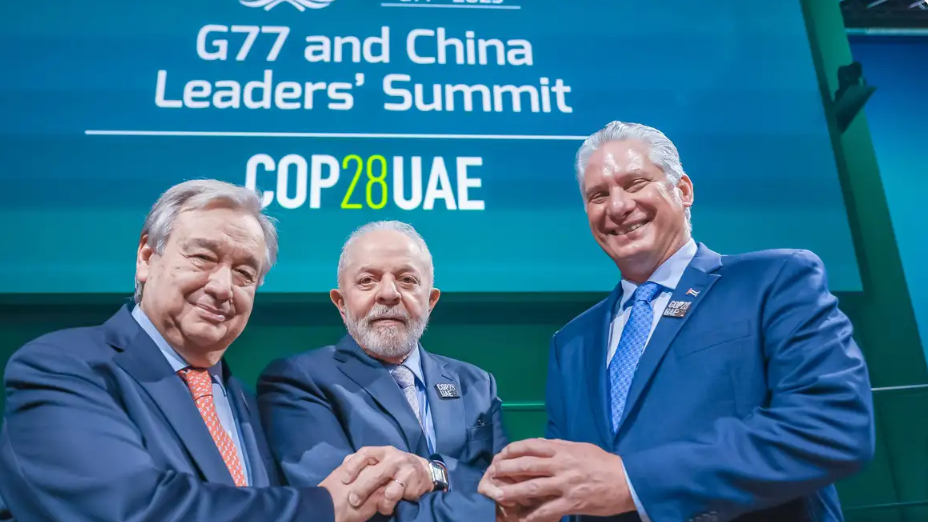 Presidente Lula em reunião no G77 - COP28 - Desafios climáticos