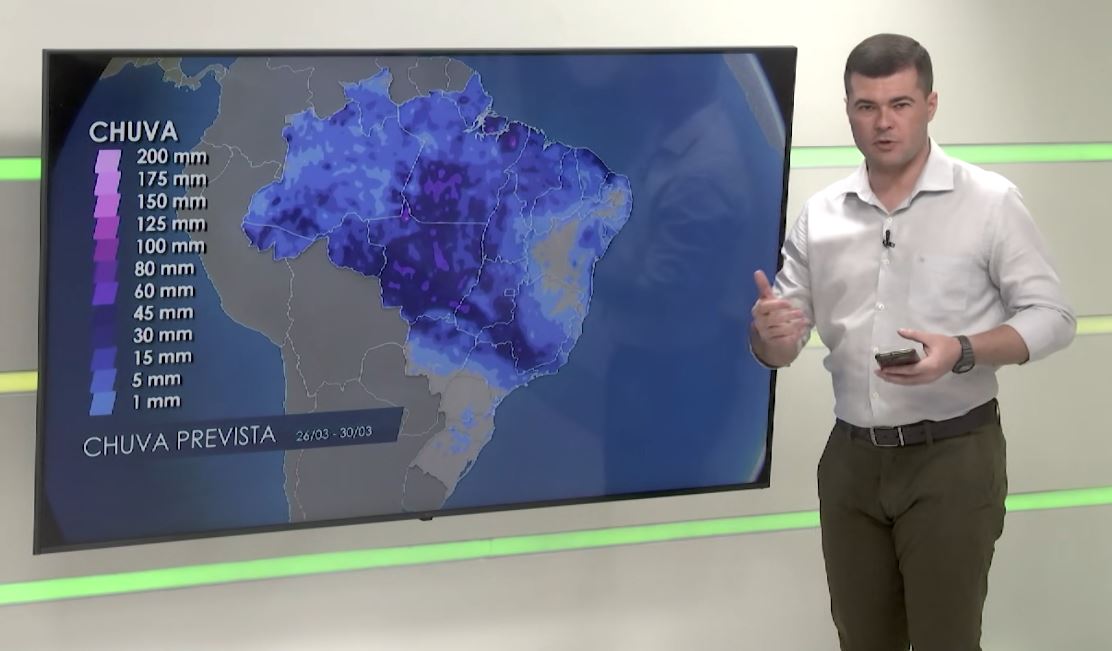 mapa chuva soja brasil