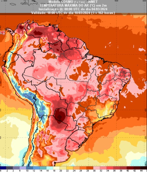 Brasil pode ter temperaturas de até 38 °C na semana; saiba onde