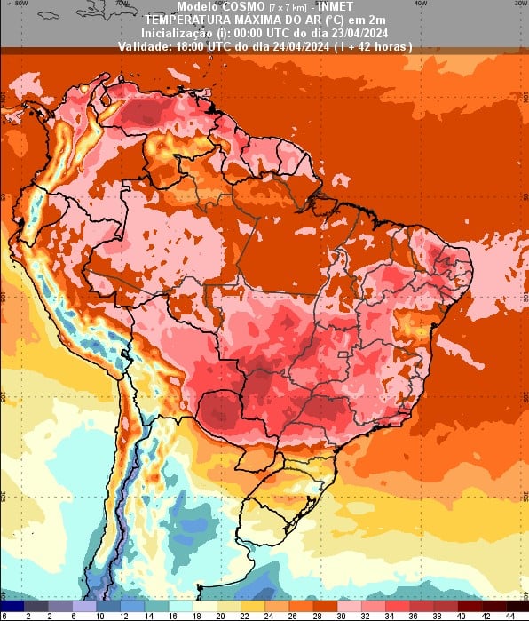 alerta de calor inmet brasil baixa umidade