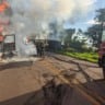 Acidente algodão bombeiros Mato Grosso