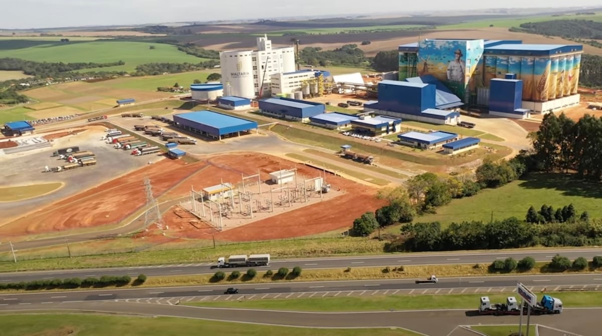 Fábrica no Paraná vai produzir 300 mil toneladas de malte por ano | Imagem: divulgação. 